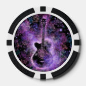 ギターミュージックトランプのポーカーチップ ポーカーチップ (正面)