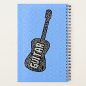 ギターミュージックノート文字 プランナー手帳 (裏面)