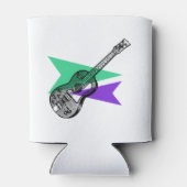 ギターミュージックヒーローレトロイラストレーションクーラーボックス 缶クーラー (裏面)
