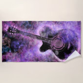 ギターミュージックビーチタオル ビーチタオル (正面)