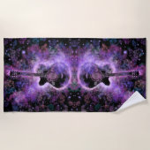 ギターミュージックビーチタオル ビーチタオル (正面)