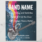 ギターミュージックフライヤー チラシ (裏面)