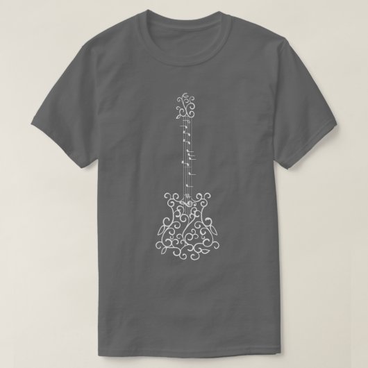 ギターミュージックラバーギターマンダラ507 Tシャツ (デザイン正面)
