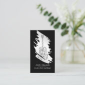 ギターミュージックワールド先生プレイヤーシルバーグレイ 名刺 (スタンド正面)