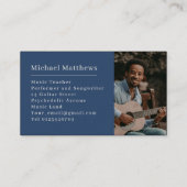 ギターミュージック先生カスタム写真 名刺 (裏面)