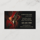 ギターミュージック先生ギタリスト 名刺 (正面)