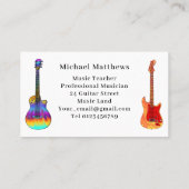 ギターミュージック先生モノグラムカスタム 名刺 (裏面)