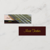 ギターミュージック先生 スキニー名刺 (正面/裏面)