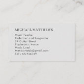 ギターミュージック先生 名刺 (裏面)