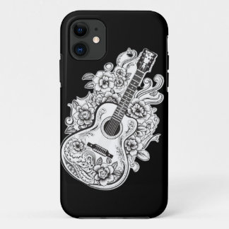 ギターメロディ：フローラギターカラーリングページ iPhone 11 ケース