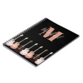 ギターモノグラムforミュージシャン ノートブック (左側)