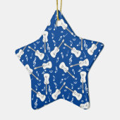 ギターラインズミュージックノートセラミックオーナメント セラミックオーナメント (左)