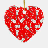 ギターラインズミュージックノートセラミックオーナメント セラミックオーナメント (正面)