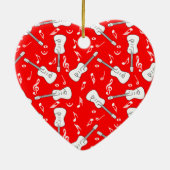 ギターラインズミュージックノートセラミックオーナメント セラミックオーナメント (裏面)