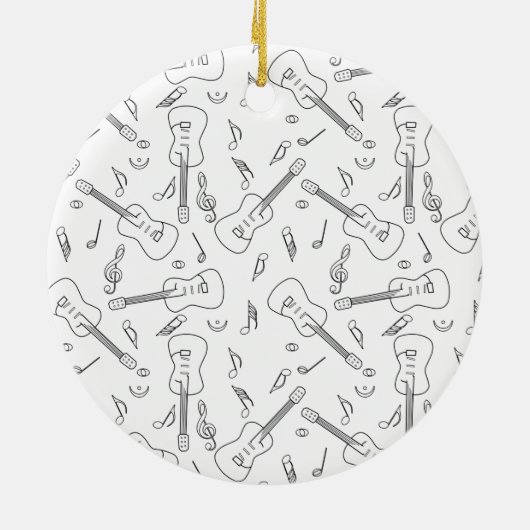 ギターラインミュージックノート セラミックオーナメント (裏面)
