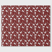 ギターラインミュージックノート ラッピングペーパー (フラット)