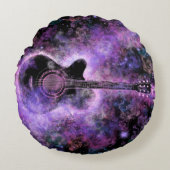 ギターラウンドピロー ラウンドクッション (正面)