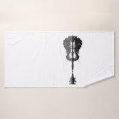 ギターレイクシャドウラブギター贈り物音楽好き バスタオル (バスタオル)