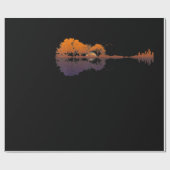 ギターレイクシャドウラブギター贈り物音楽好き ラッピングペーパー (フラット)