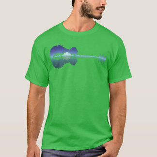 ギターレイクシャドウ ミュージックラバーズ ロックギタリスト Tシャツ