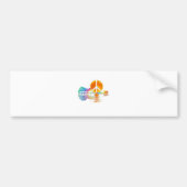 ギターレイクシャドーピースラブギターヒッピー バンパーステッカー (正面)