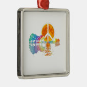 ギターレイクシャドーピースラブギターヒッピー メタルオーナメント (右)