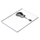 ギターレイクシャドーラブギターギフトミュージック愛好家 ノートブック (左側)