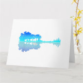 ギターレイクシャドーラブギターミュージシャン カード (黄色い花)