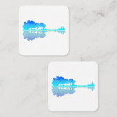 ギターレイクシャドーラブギターミュージシャン スクエア名刺 (正面/裏面)