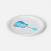 ギターレイクシャドーラブギターミュージシャン ペーパープレート (アングル)