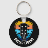 'ギターレジェンド'ギターinヴィンテージサンセットピック キーホルダー (正面)