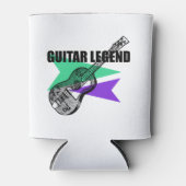 ギターレジェンドレトロヴィンテージイラストレーション缶 缶クーラー (正面)