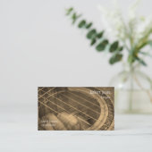 ギターレッスンインストラクター 名刺 (スタンド正面)