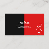 ギターレッスンインストラクターMusic Studio Business 名刺 (裏面)