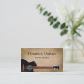ギターレッスンギターセールス 名刺 (スタンド正面)