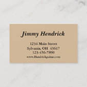 ギターレッスンギターセールス 名刺 (裏面)