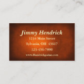 ギターレッスンギターセールス 名刺 (裏面)