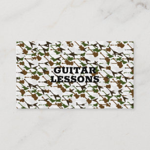 ギターレッスンミュージック先生ギタリストインストラクター 名刺