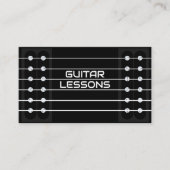 ギターレッスン先生ミュージックギタリストインストラクター 名刺 (正面)