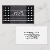 ギターレッスン音楽教師先生クラスPro 名刺 (正面/裏面)
