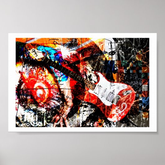 ギターレッスン ポスター (正面)