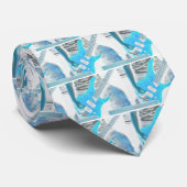 ギターロックのモチーフ ネクタイ (ロール)