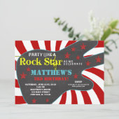 ギターロックスターの誕生日 招待状 (スタンド正面)