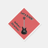 ギターロックスター スタンダードカクテルナプキン (角)
