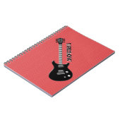 ギターロックスター ノートブック (左側)