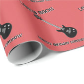 ギターロックスター ラッピングペーパー (ロールコーナー)