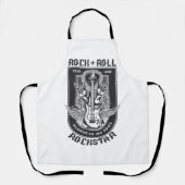 ギターロックデザイン エプロン (正面)