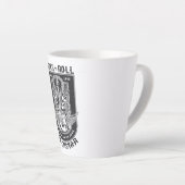 ギターロックデザイン カフェラテマグ (右アングル)