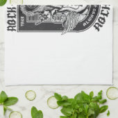 ギターロックデザイン キッチンタオル (折り畳み)