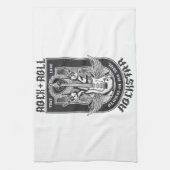 ギターロックデザイン キッチンタオル (縦)